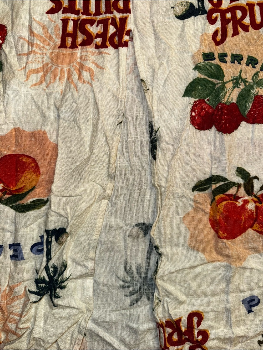 Anthropologie Paper Heart Strapless 'Fresh Fruits' Tropical Print Maxi Dress - Picture 9 of 9